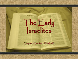 Chapter 7 Section 1 (Part I & II)