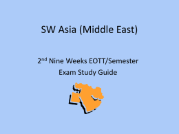 SW Asia (Middle East)