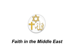 Middle East Religions