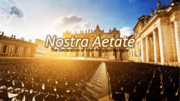 Nostra Aetate - Religion Program at SMCS