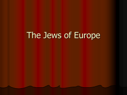 The Jews of Europe