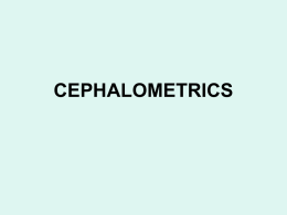 Cephalometrics.19.Mar.2013