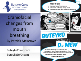 Craniofacial Changes by Patrick McKeown