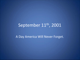 September 11 PowerPoint