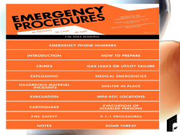 Emergency Procedures