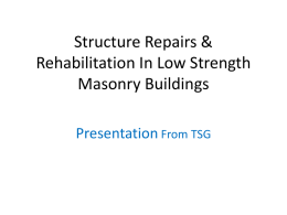 Structure Repairs & Rehabilitation