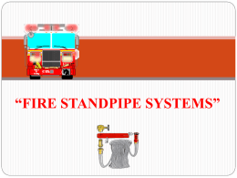 Fire Standpipe SystemsTBartsch