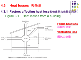heat loss