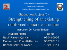 STRENGTHENING REINFORCED CONCRETE STRUCTURES BY …