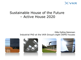 Sustainable House of the Future