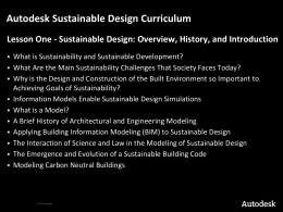 Sustainable Design 2010 Slides Lesson-1