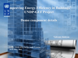 Improving Energy Efficiency in Buildings