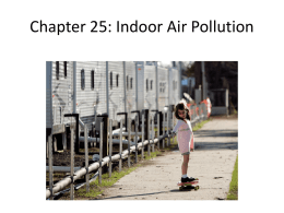 Chapter 25: Indoor Air Pollution