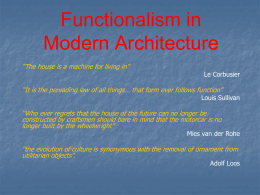09 Functionalism in Modern Architecture