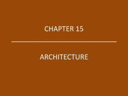 chapter 15 architecture