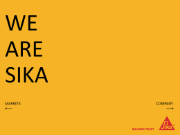 We are sika
