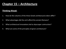 Ch. 15: Architecture