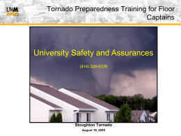 Tornado Drill Training for Floor Captains