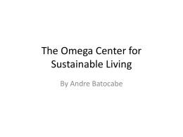 The Omega Center for Sustainable Living