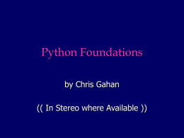 Python: A Cool Thing