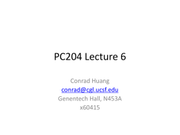 PC204 Lecture 6