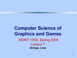Session 7 - Computer Science