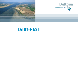 Delft-FIAT trainingx
