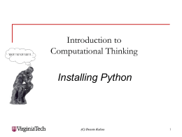 Python-Installationx