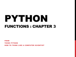 PythonFunctionsChap3