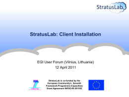 20110412-2-stratuslab-tutorial-client-installationx - Indico