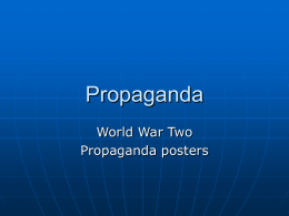 WWII Propaganda - cloudfront.net