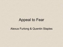 Appeal to Fear 7