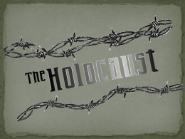 Stages of the Holocaust PPT