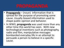 Propaganda Power Point