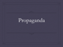 Propaganda Powerpoint