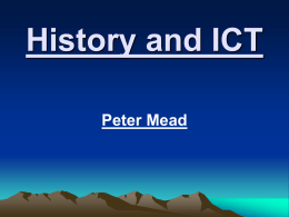 History and ICT