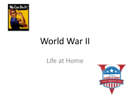 World War II - Margaret Mead Junior High School