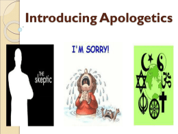 Introducing Apologetics - Guildford Baptist Church