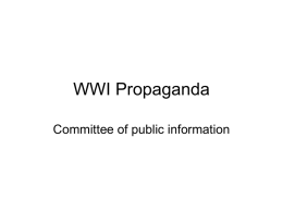 WWI Propaganda - Cloudfront.net