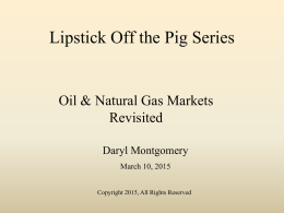 March 2015 - Lipstick Off the Pig for Oil & Natural Gas