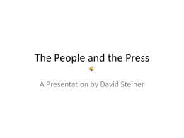 The People and the Press