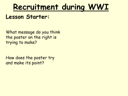 8 WWI Recruitment Propaganda