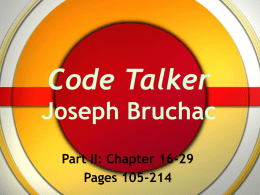 Code Talker Joseph Bruchac