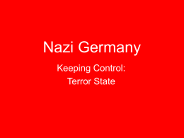 Keeping control 1934-9: Terror
