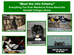 instruction presentation - Kendall College Library
