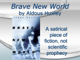 Introduction to Brave New World