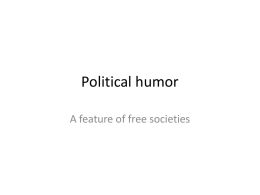Political humor