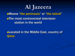 Al Jazeera - The Official Site - Varsity.com