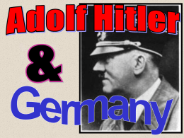 3-The Rise of Adolf Hitler