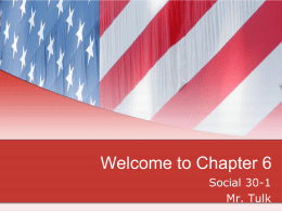 Welcome to Chapter 6